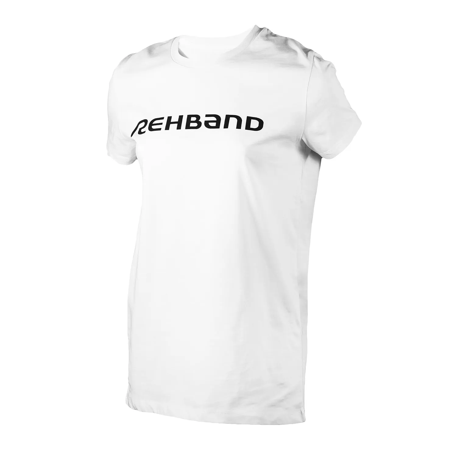 Rehband Logo T-Shirt maglietta donna bianco nero cotone