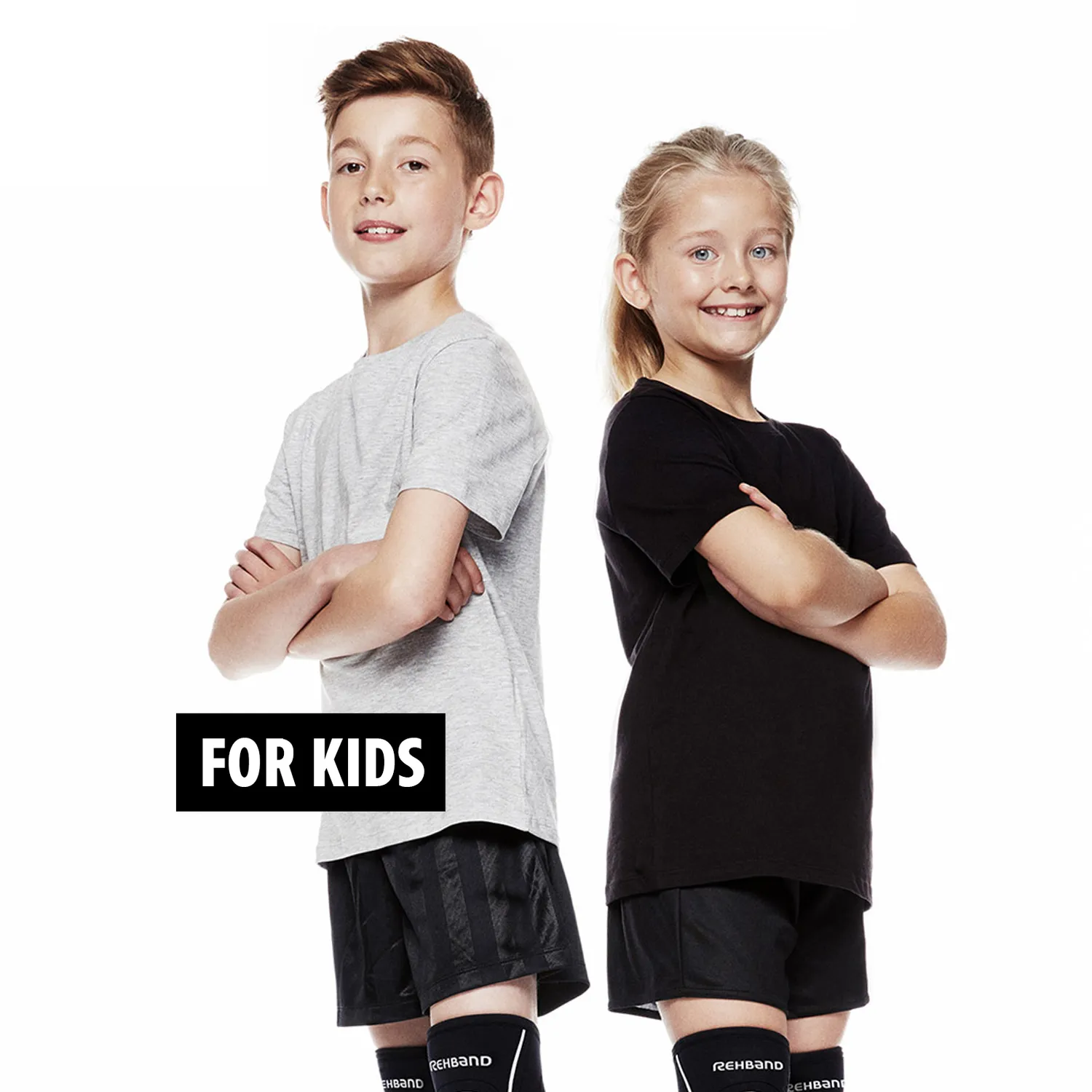 Rehband RX Knee Sleeve 5mm ginocchiera junior nero 1 pezzo