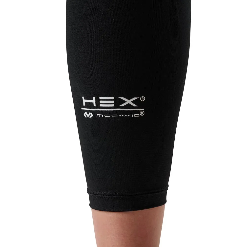McDavid HEX Viz manicotto gamba nero/rosa S imbottito