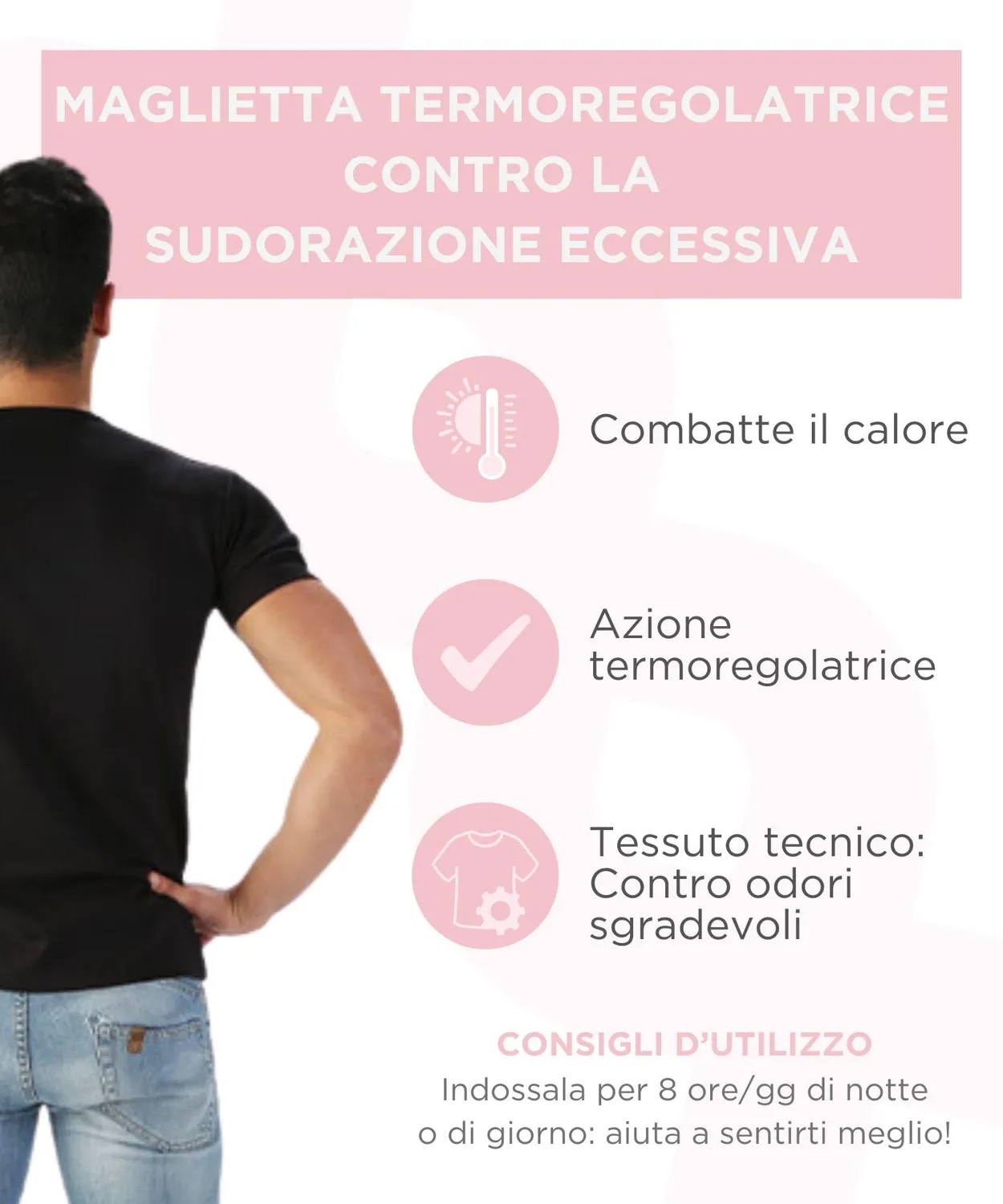 Spikenergy Spikecell T Shirt Uomo maglietta antisudore