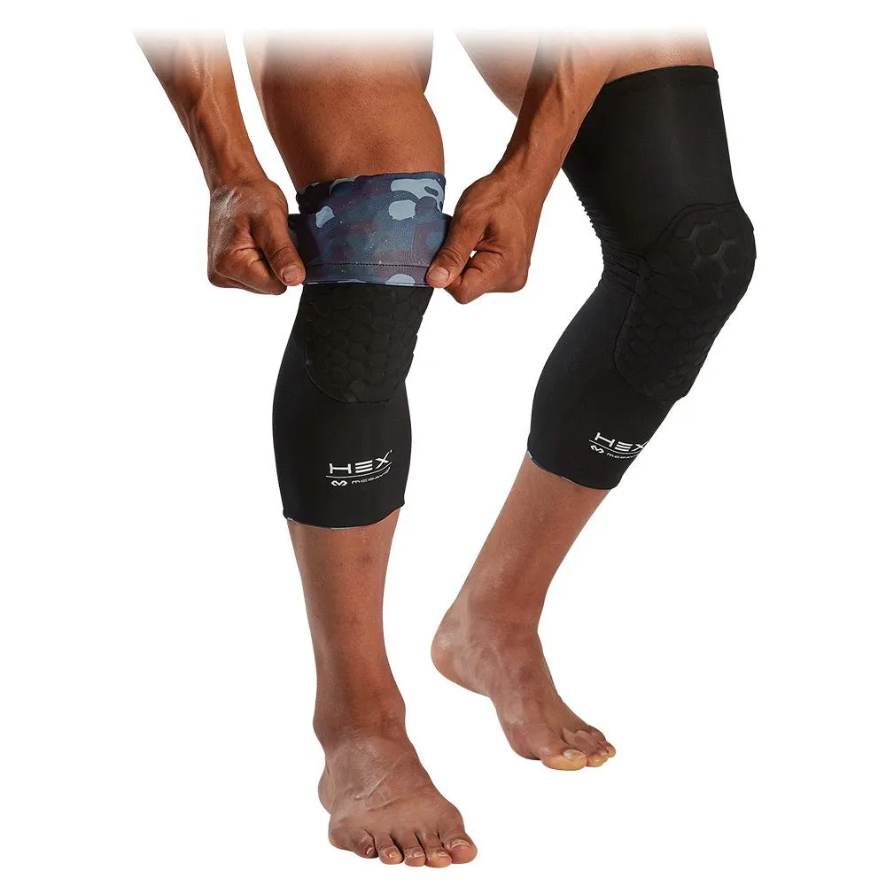 McDavid HEX 6446PR Manicotti Gambe Reversibili Neri Paio