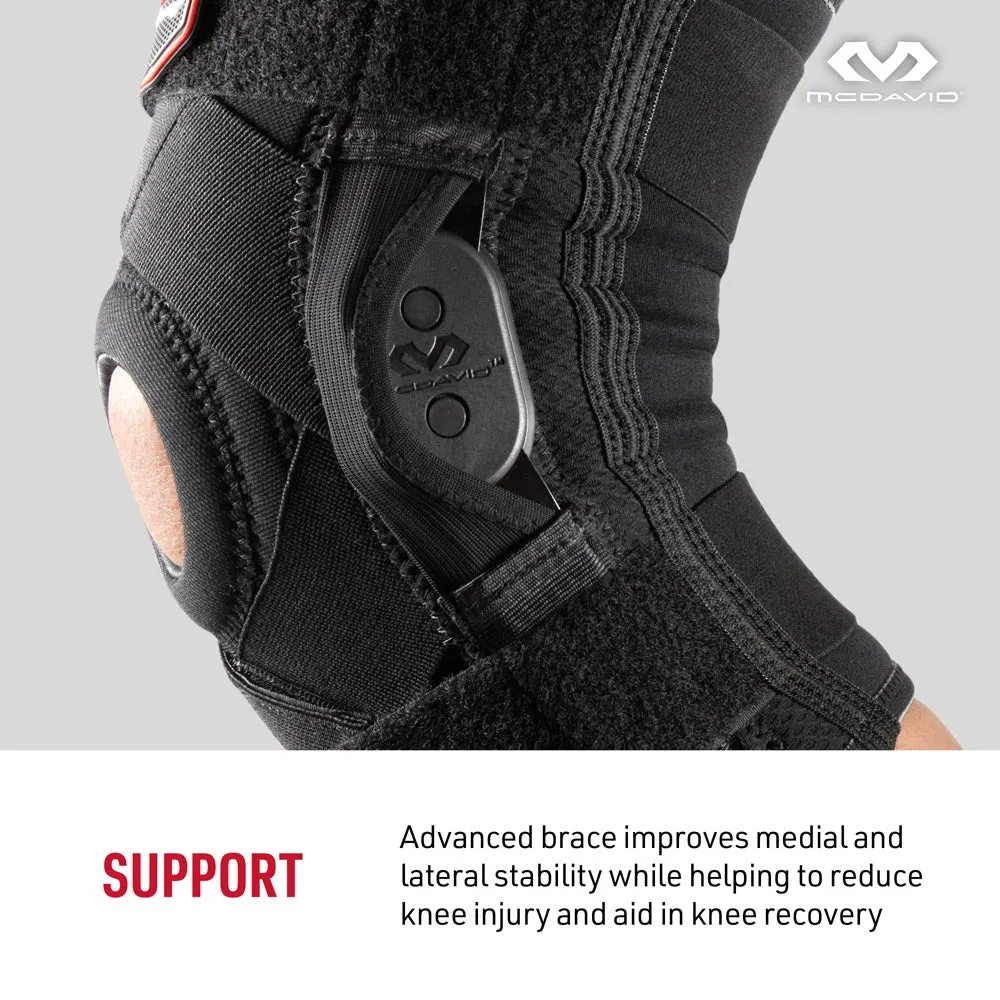 McDavid 429X Tutore Ginocchio con Cerniere Nero
