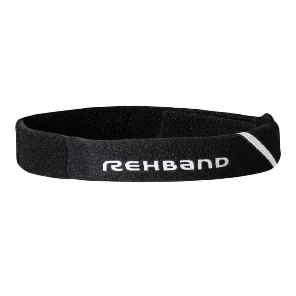 Rehband Knee Strap cinturino rotuleo nero singolo S/M