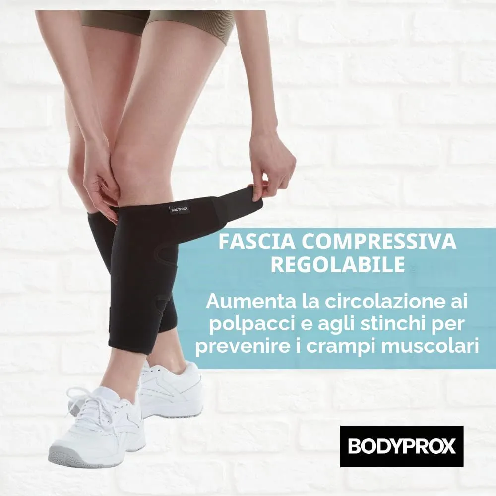 Bodyprox tutore polpaccio regolabile 1 pezzo neoprene