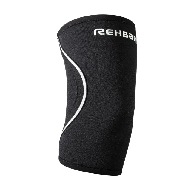 Rehband QD Elbow Sleeve gomitiera nero singolo 3 mm