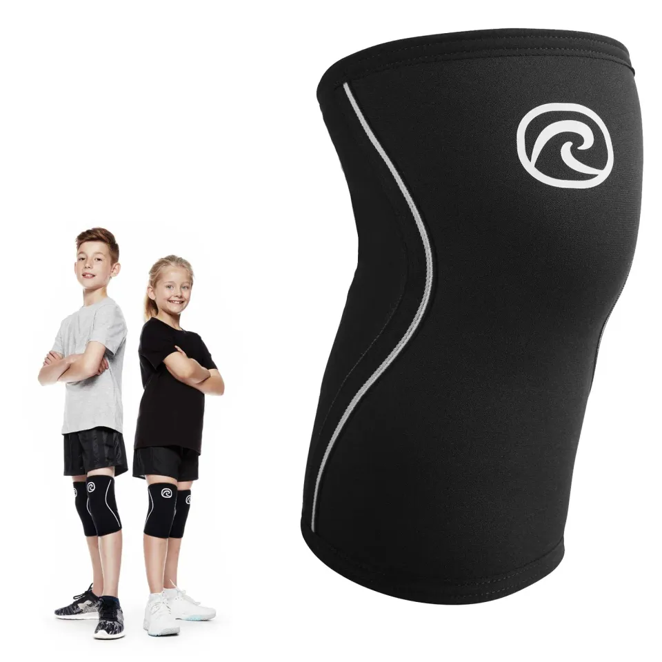 Rehband RX Knee Sleeve 5mm ginocchiera junior nero 1 pezzo