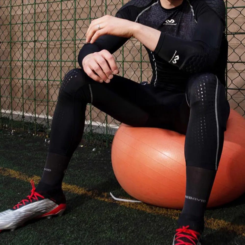 McDavid HEX Barcelona 7746 pantaloni portiere neri imbottiti