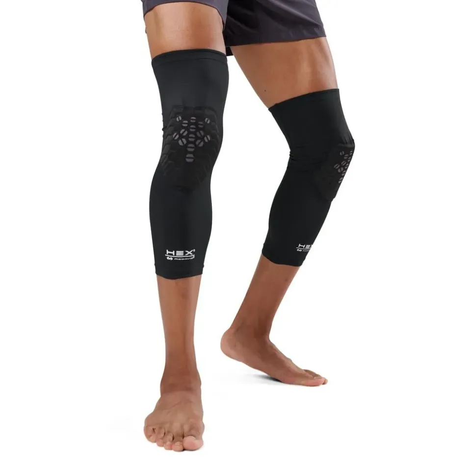 McDavid HEX Viz Ginocchiere Pallavolo Coppia Nero Grigio