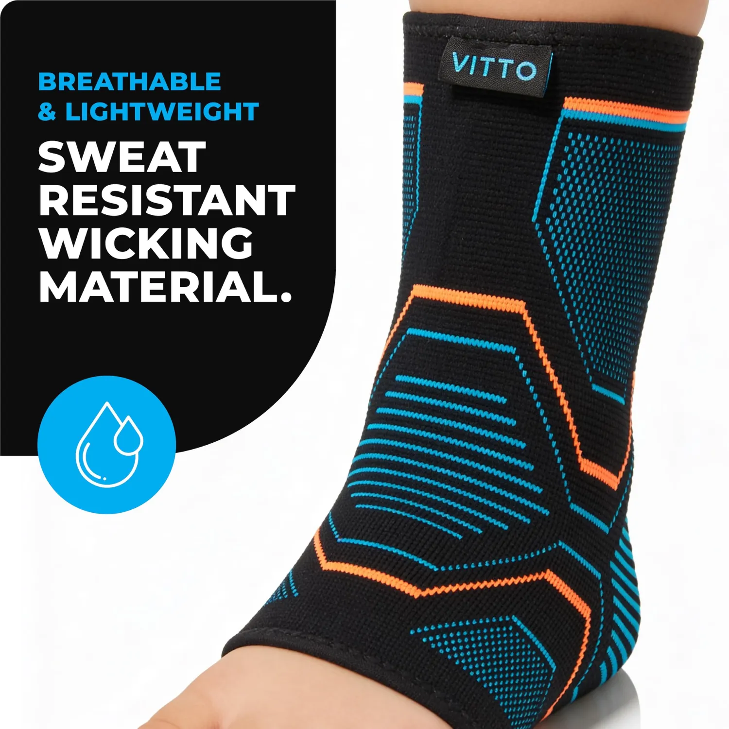 VITTO Kids Ankle Support Cavigliera Bambini S traspirante