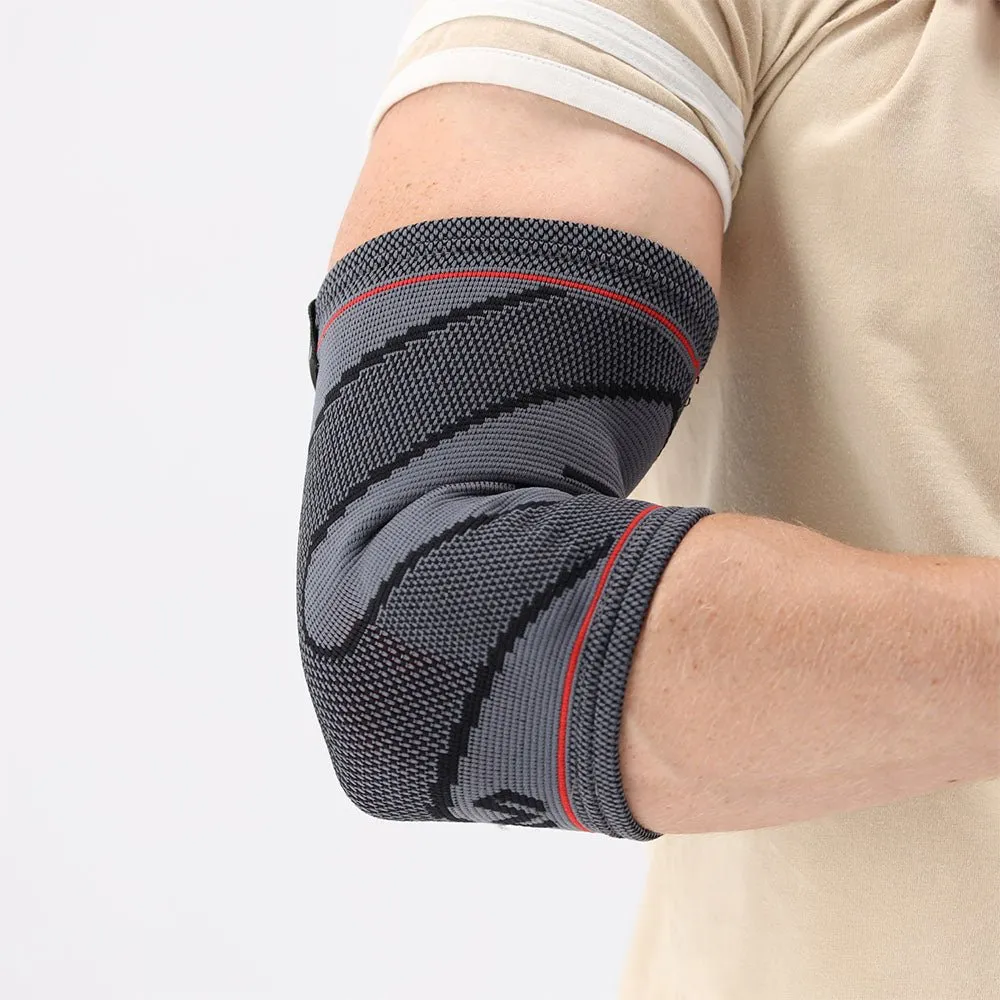 McDavid Elbow Knit Sleeve gomitiera grigia S/M con cuscinetti