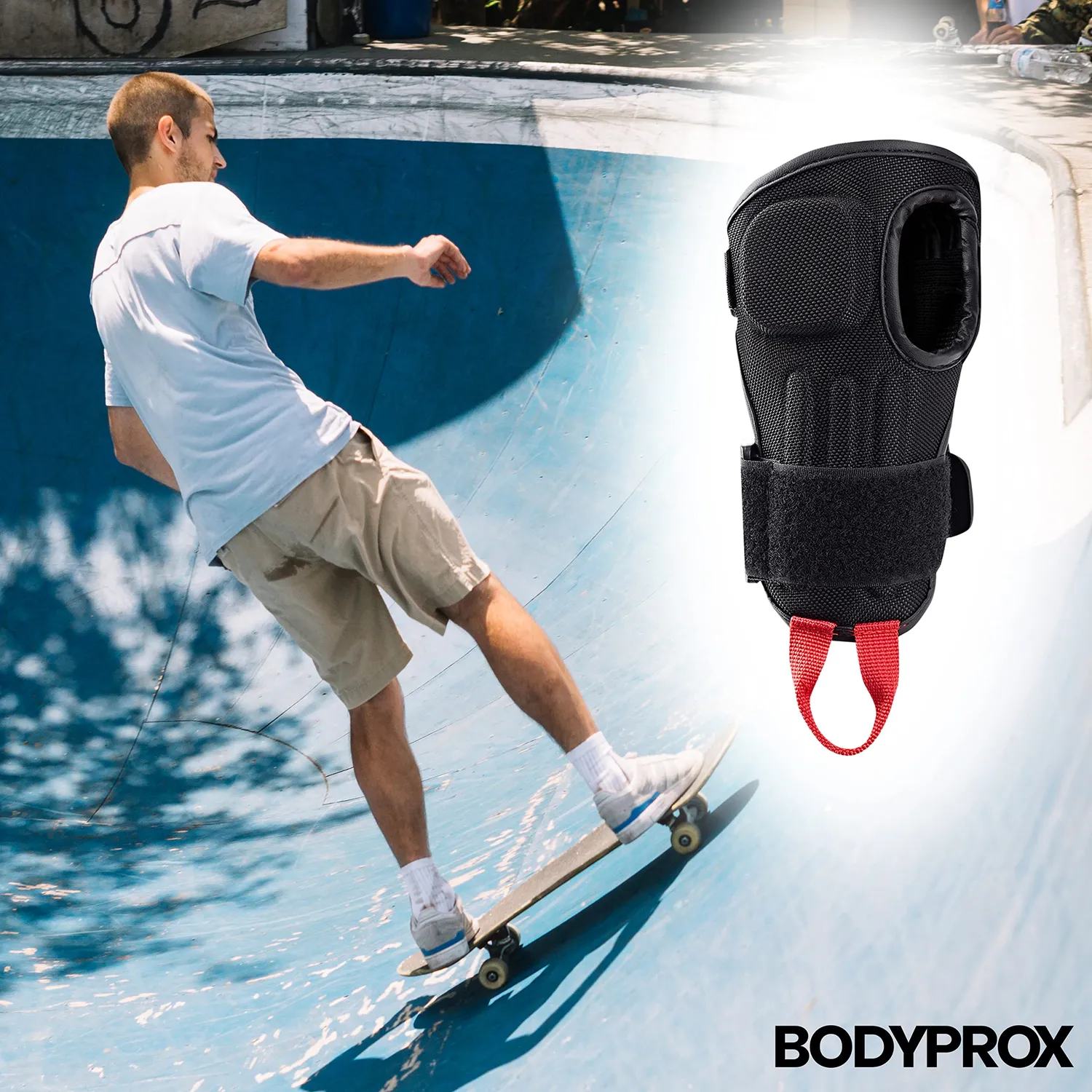 Bodyprox Polsiere Impact paio snowboard palmo EVA