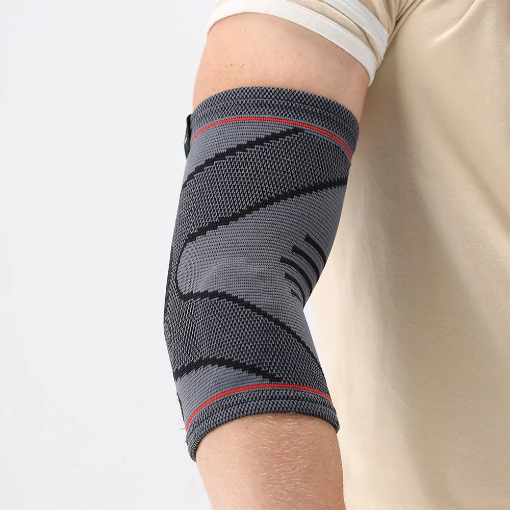 McDavid Elbow Knit Sleeve gomitiera grigia S/M con cuscinetti