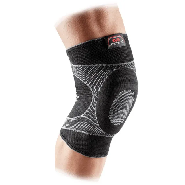 McDavid 5125 ginocchiera elastica nero con cuscinetto gel