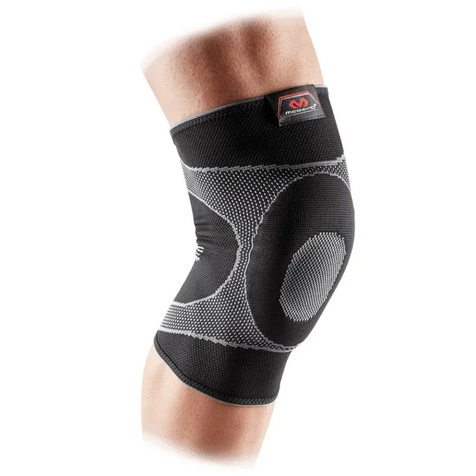 McDavid 5125 ginocchiera elastica nero con cuscinetto gel