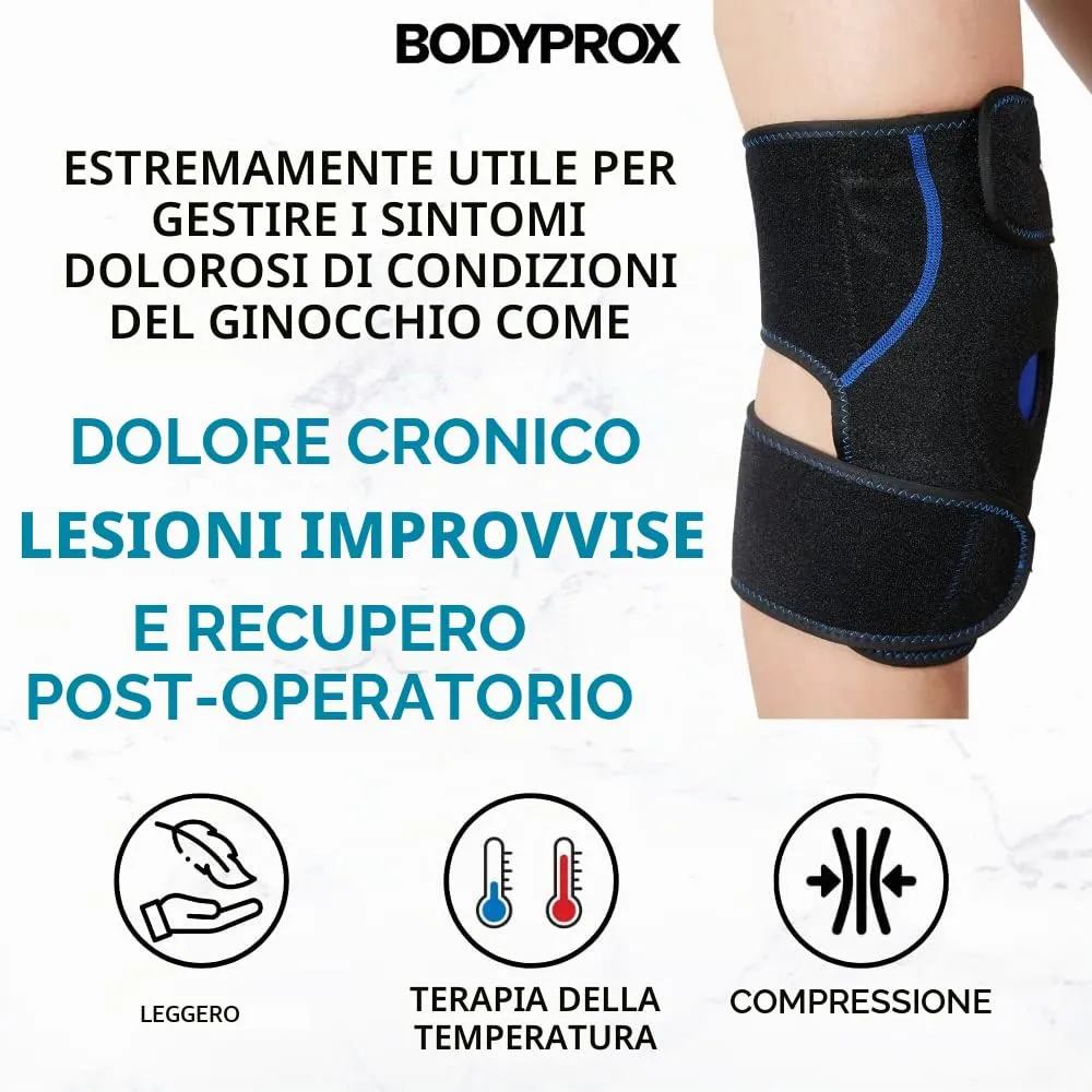 Bodyprox ginocchiera ghiaccio gel taglia unica freddo caldo