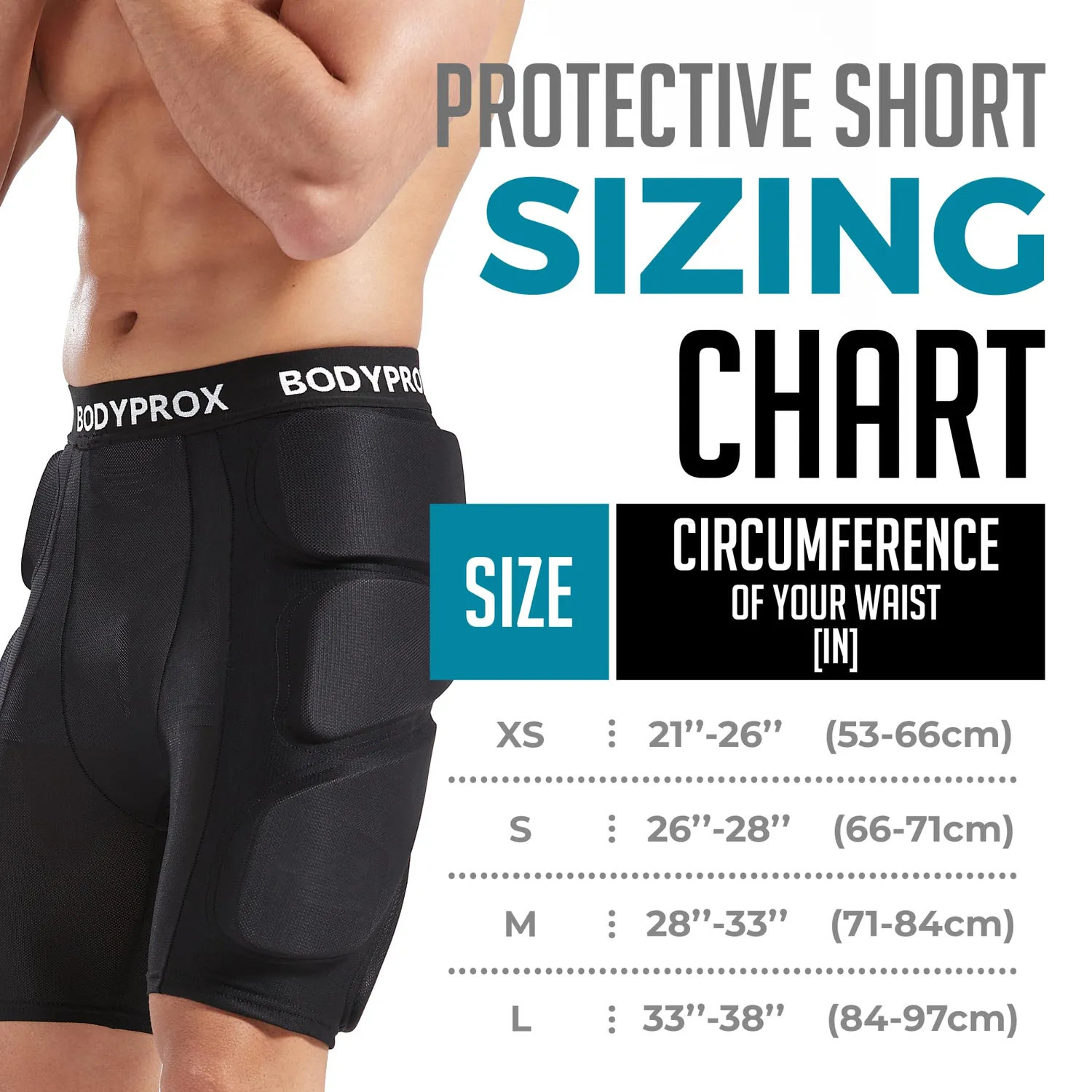 Bodyprox Pantaloncini Protettivi 3D snowboard protezione anca