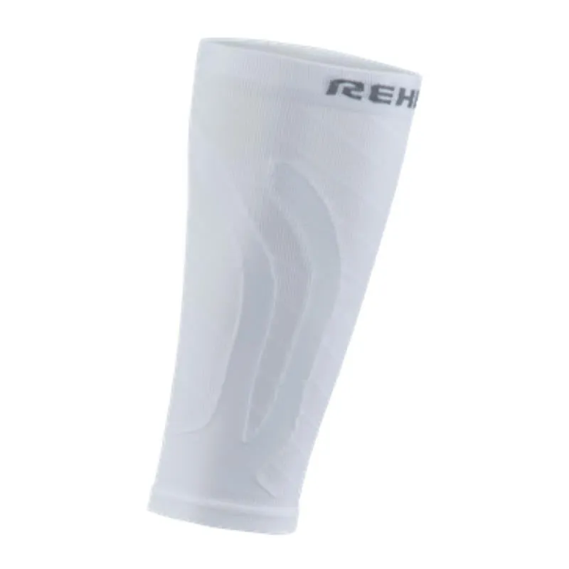 Rehband RX Performance Knitted Calf Sleeves gambaletti bianco/grigio paio