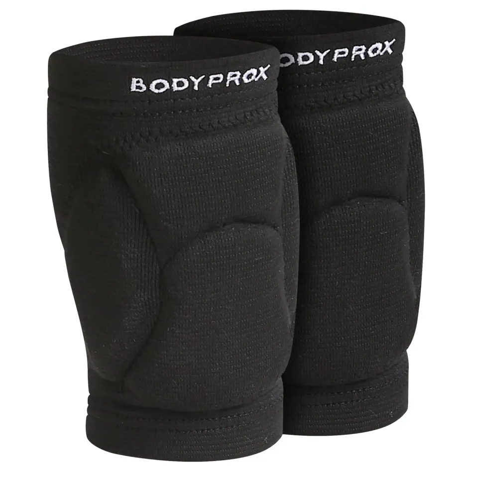 Bodyprox Junior 8-13 Anni Ginocchiere Pallavolo Nero Antiscivolo