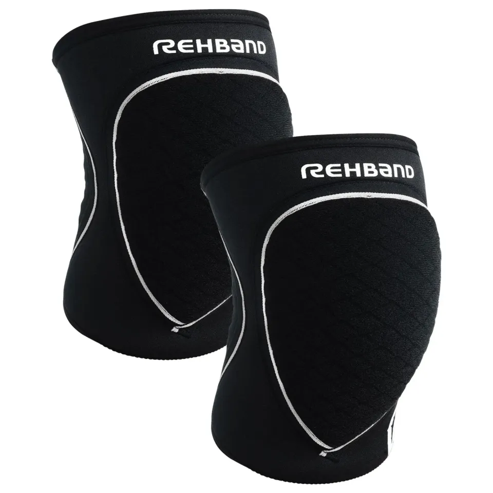 Rehband PRN Knee Pad 5mm ginocchiera nero paio indoor