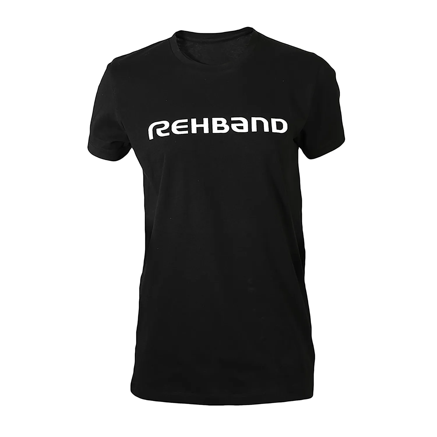 Rehband Logo T-Shirt maglietta donna bianco nero cotone