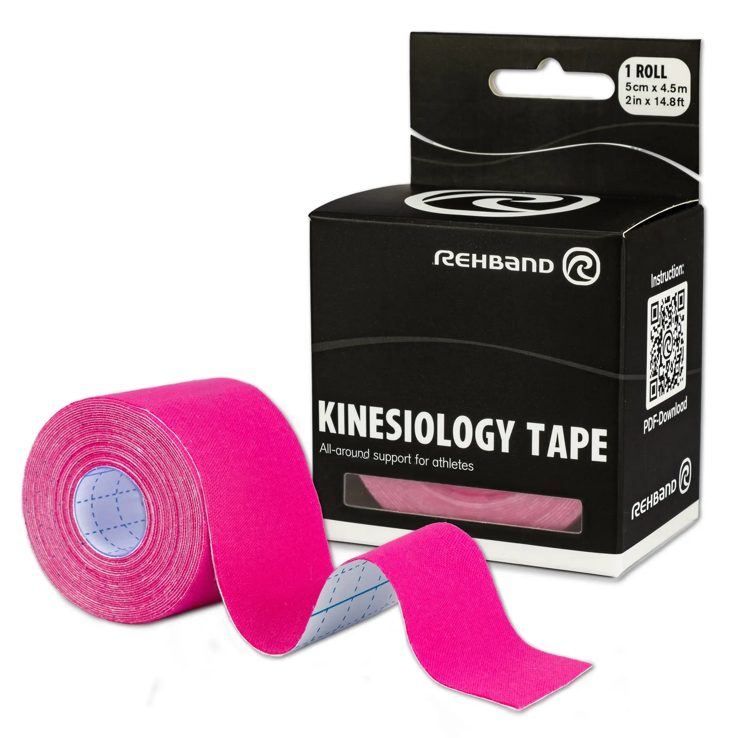 Rehband tape kinesiologico beige 1 rotolo cotone resistente acqua