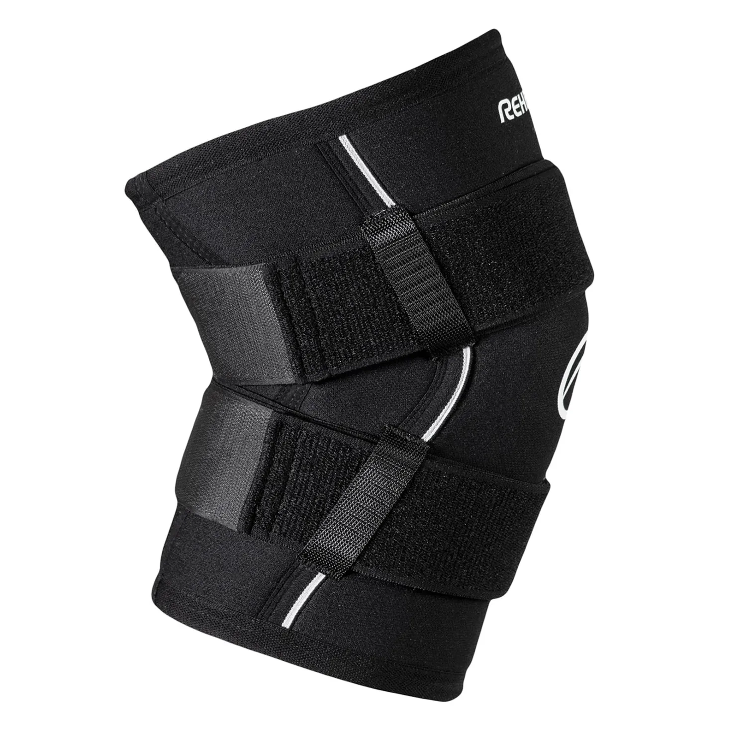 Rehband Power Max Dual-Strap supporto ginocchio 7mm nero singolo