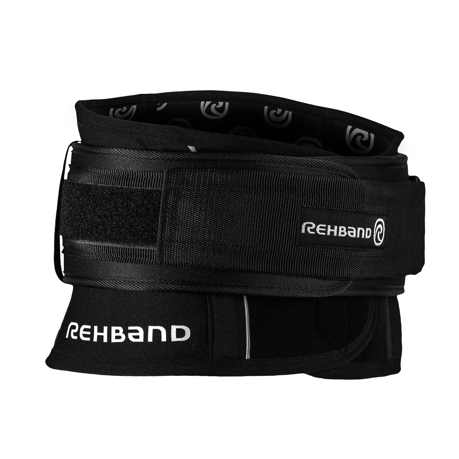 Rehband Power Max 2-in-1 cintura lombare nera stabilizzante