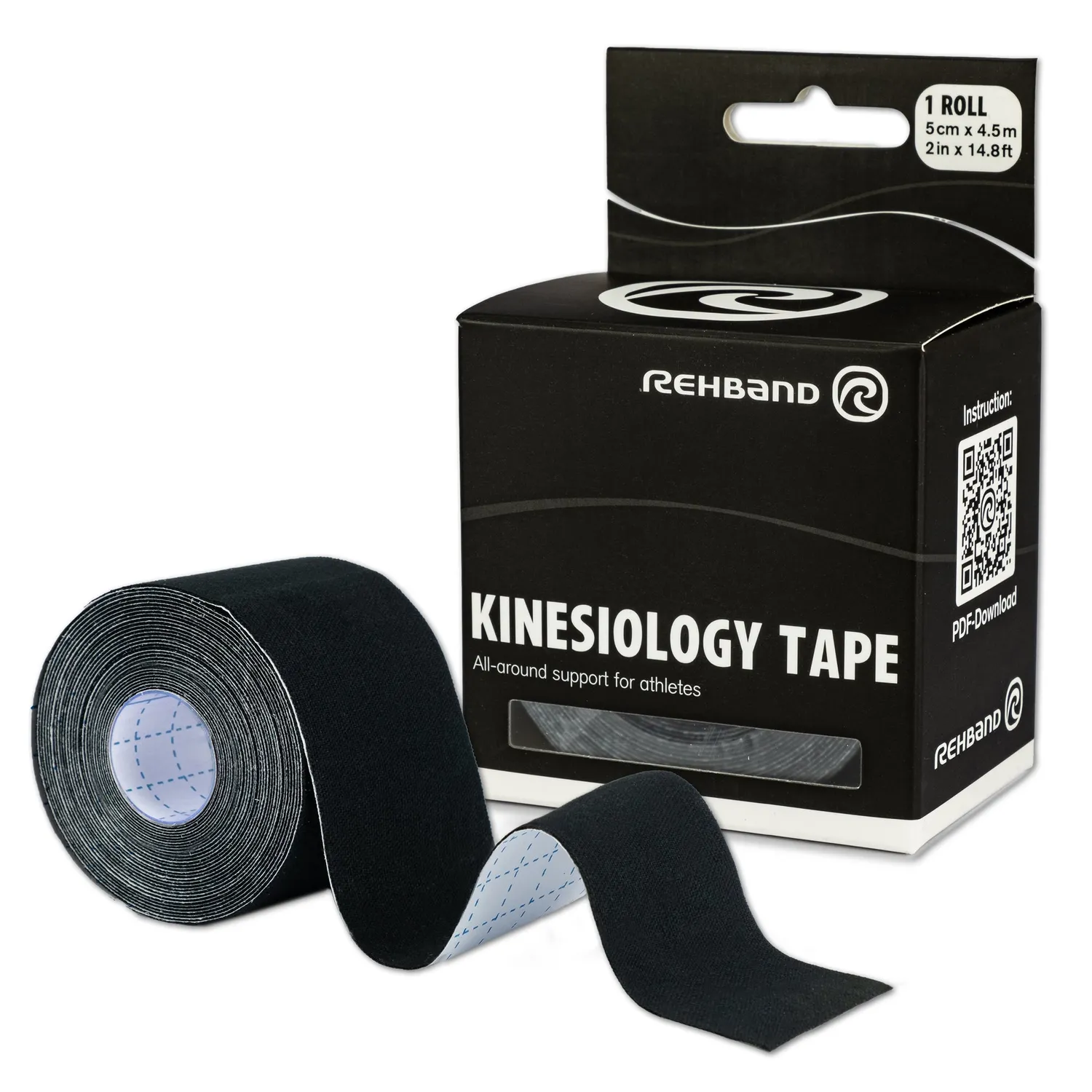 Rehband tape kinesiologico beige 1 rotolo cotone resistente acqua