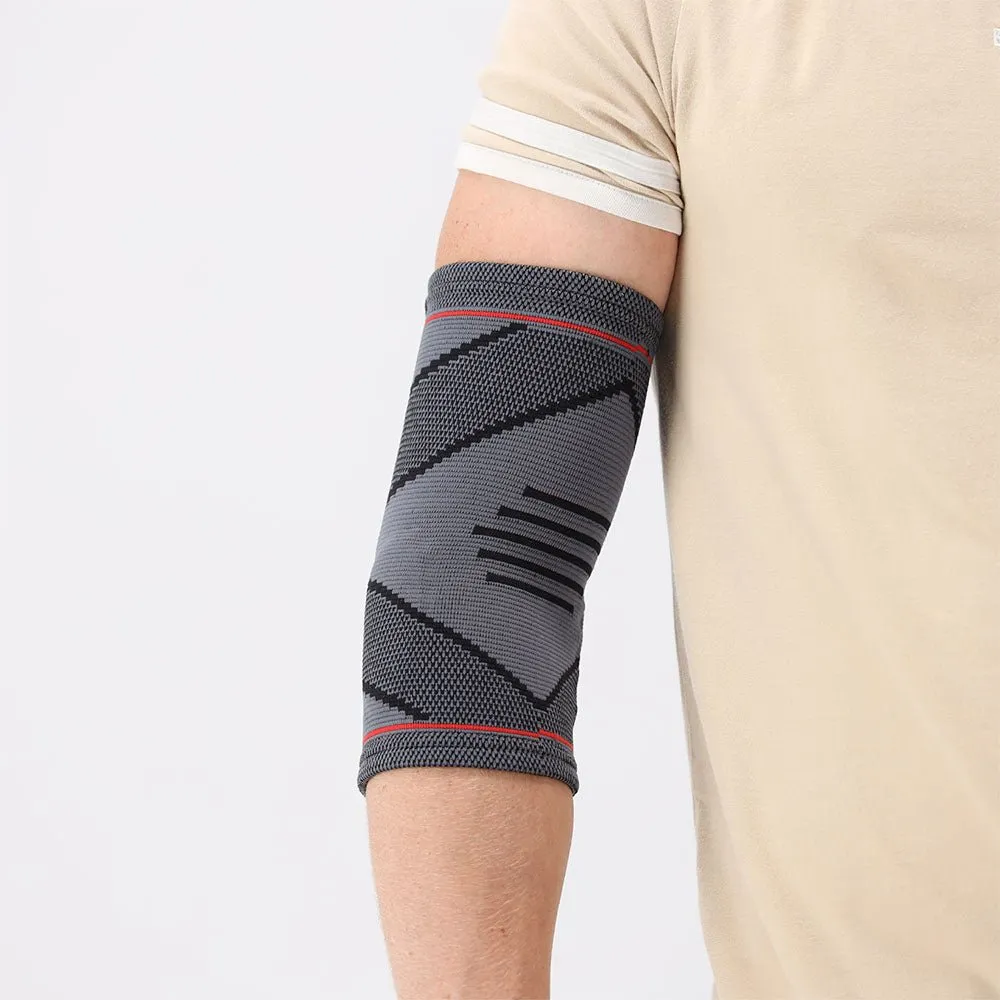 McDavid Elbow Knit Sleeve gomitiera grigia S/M con cuscinetti