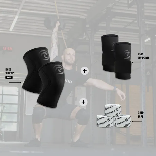 Rehband RX Kit Pro ginocchiere 7mm polsiere bendaggio kit