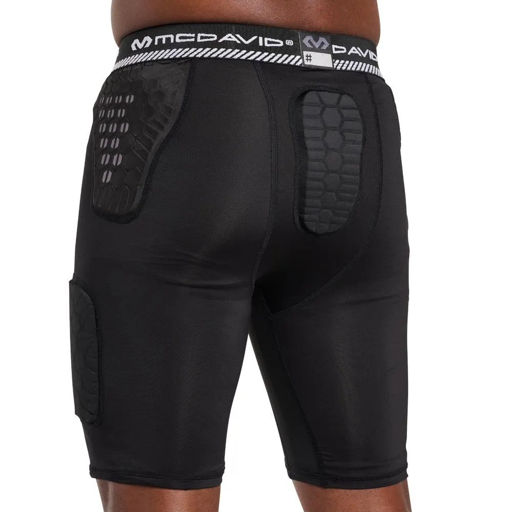 McDavid HEX Viz 5-Pad Short pantaloncino nero protettivo