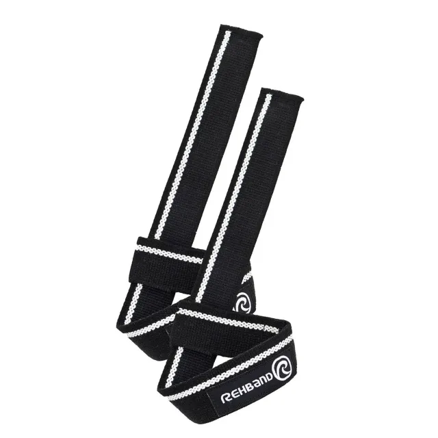 Rehband Lifting Straps cinghie sollevamento nero paio cotone