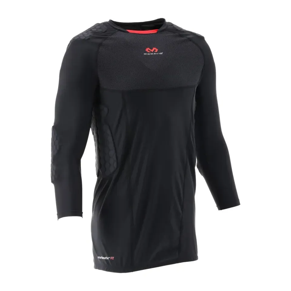 McDavid HEX Goalkeeper 3.0 maglia portiere nera imbottita