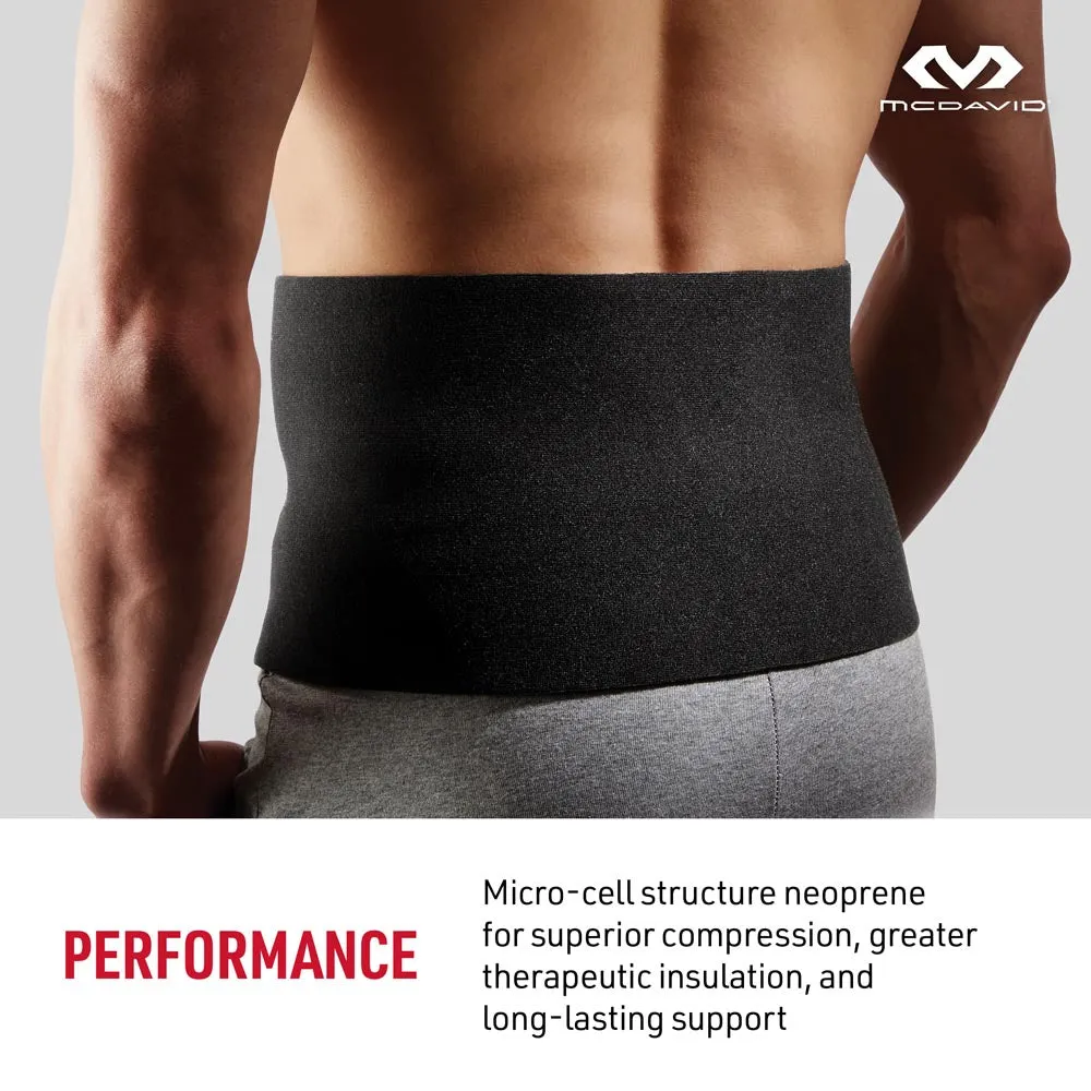 McDavid 491 Fascia Lombare Termica Nera Neoprene