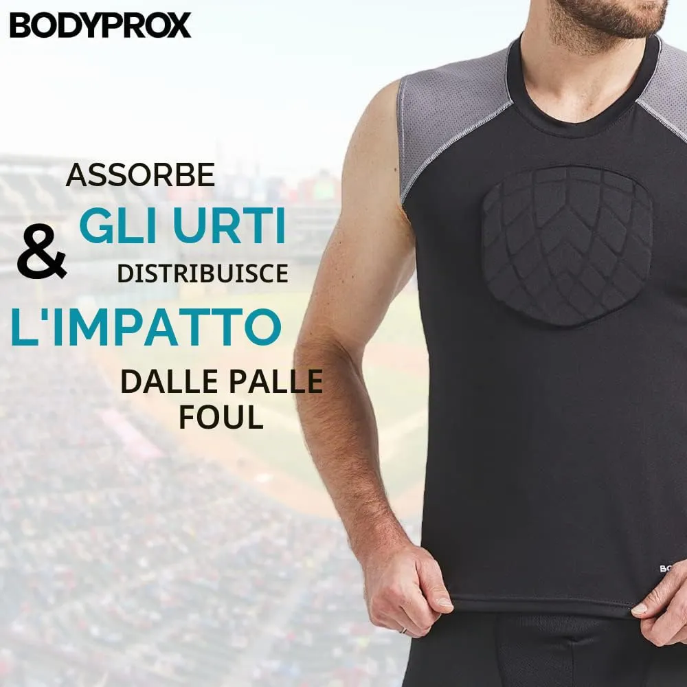 Bodyprox maglia protettiva baseball Youth-S petto EVA