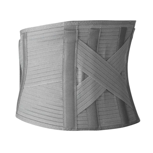 Rehband QD Knitted supporto schiena grigio stecche