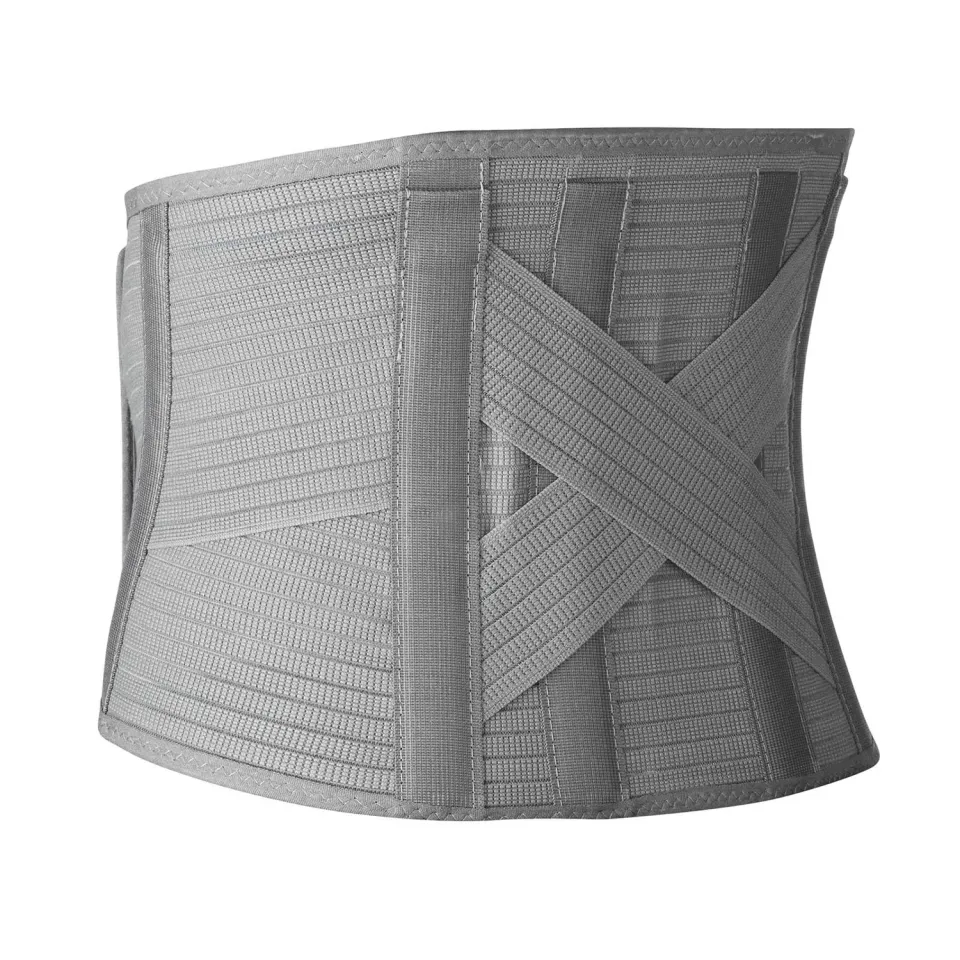 Rehband QD Knitted supporto schiena grigio stecche