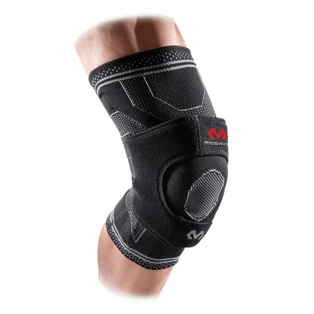 McDavid Elite 5147 ginocchiera elastica nera doppio avvolgimento