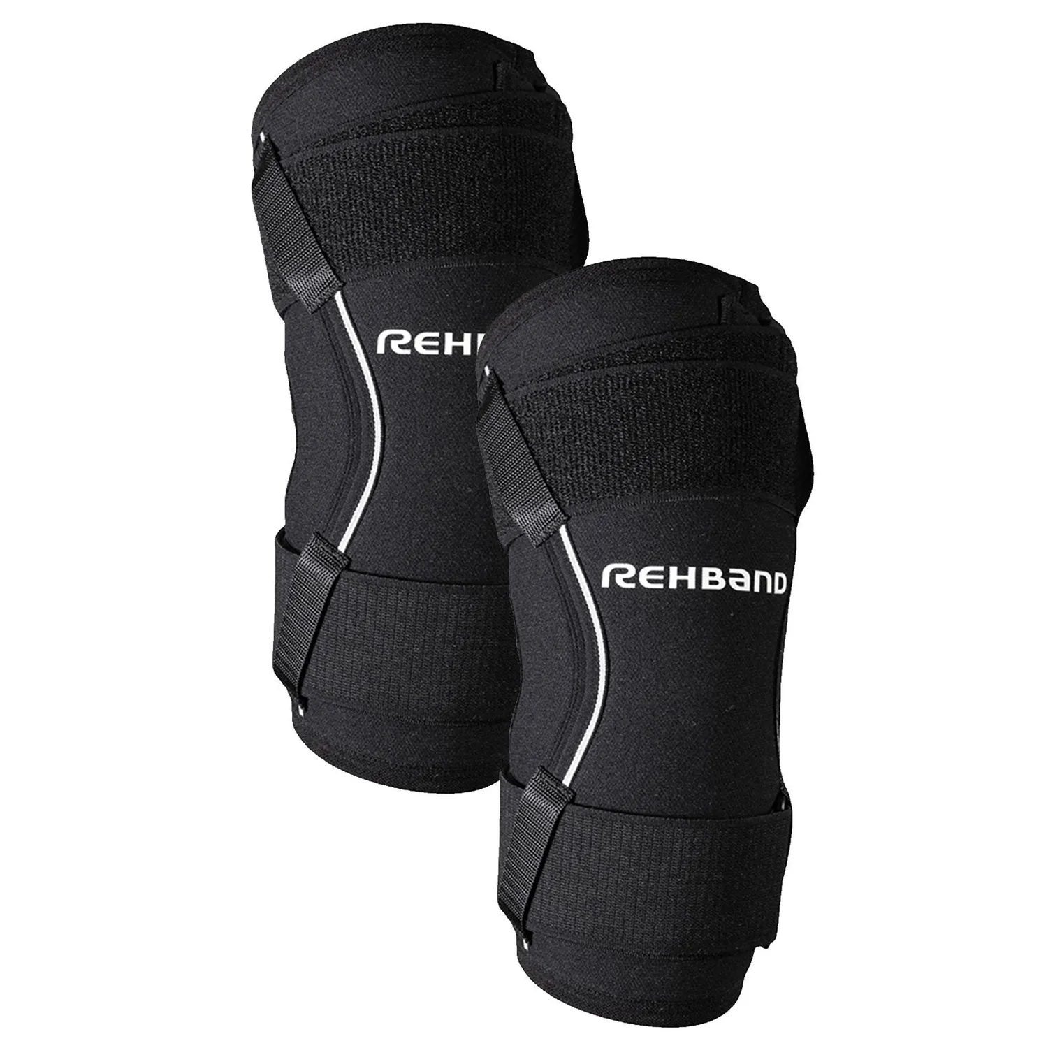 Rehband Power Max Dual-Strap gomitiera nero singolo 7 mm