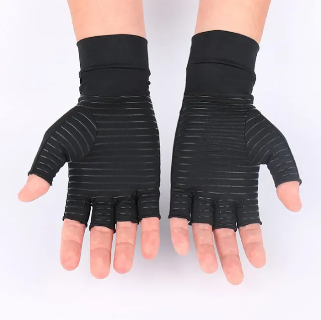 VITTO Guanti artrite compressione rame paio termici