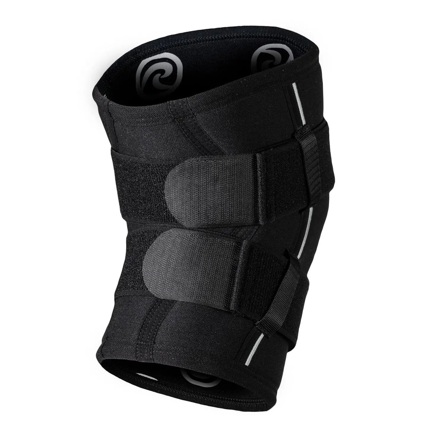 Rehband Power Max Dual-Strap supporto ginocchio 7mm nero singolo