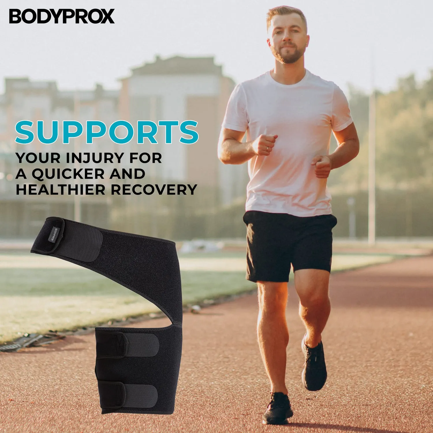 Bodyprox Groin Wrap fascia inguine coscia regolabile unica