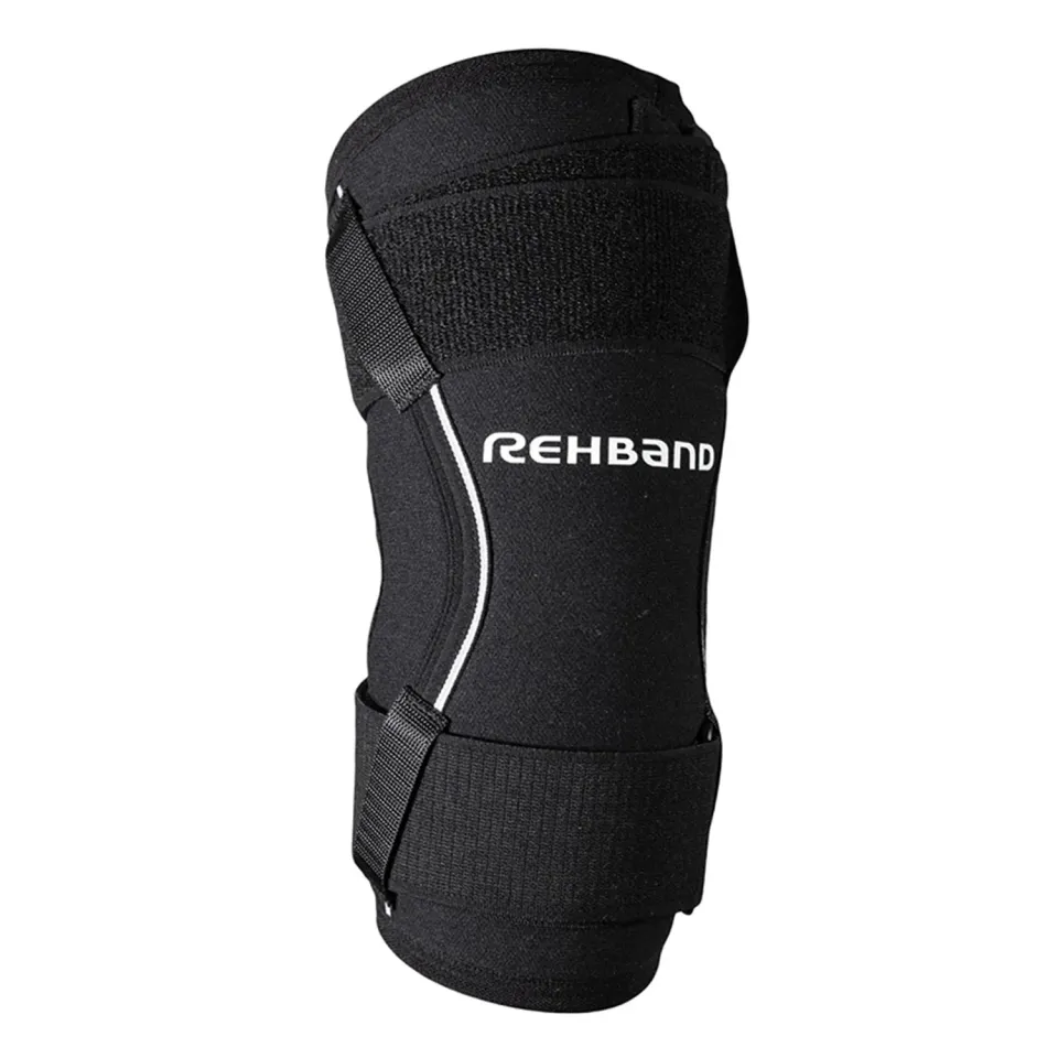 Rehband Power Max Dual-Strap gomitiera nero singolo 7 mm