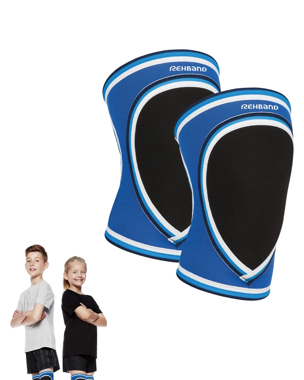 Rehband PRN Original Knee Pads Junior ginocchiere blu paio