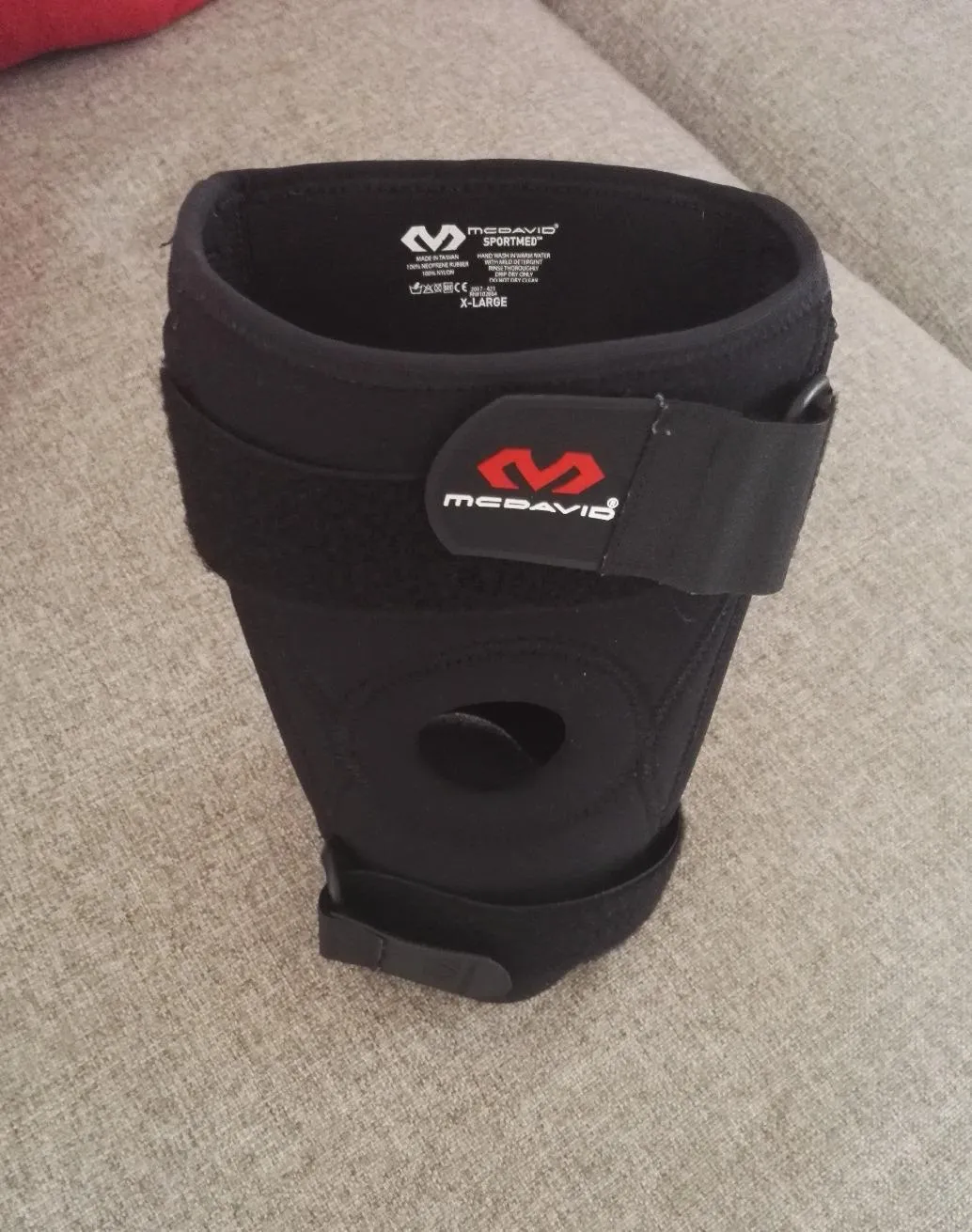 McDavid Supporto Legamenti ginocchiera neoprene L nero