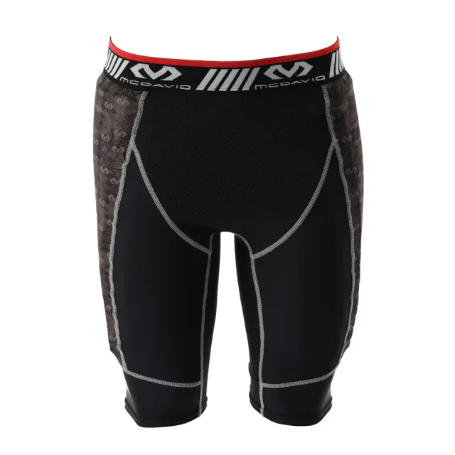 McDavid HEX 7748 Short Portiere Calcio Nero Imbottiti Antiscivolo