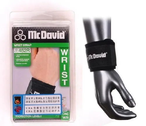 McDavid bracciale polso neoprene nero regolabile