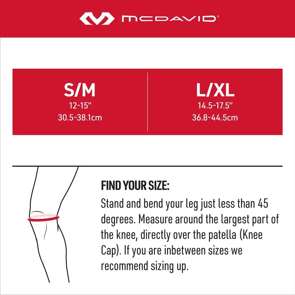 McDavid 419 Ginocchiera Regolabile Nero Supporto Stabilizzante