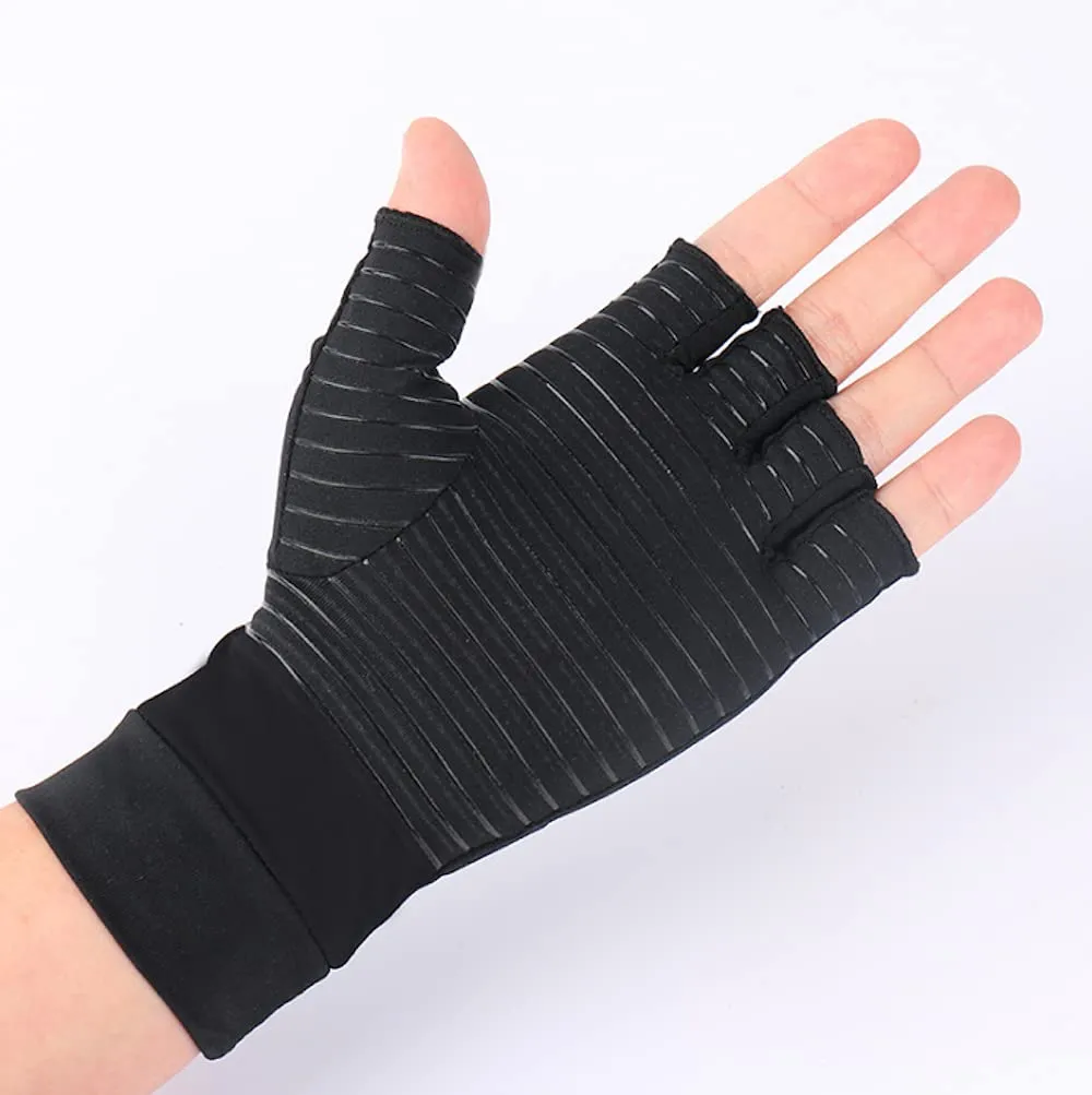 VITTO Guanti artrite compressione rame paio termici