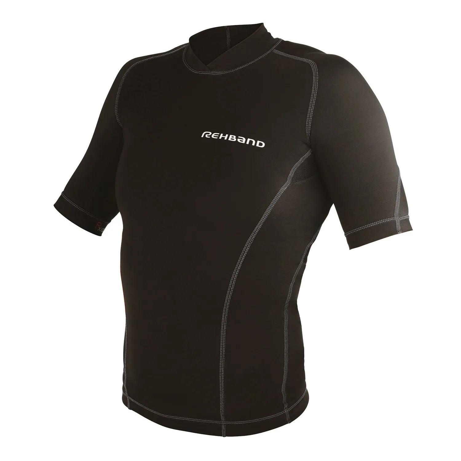 Rehband QD Compression Top maglia donna nera maniche corte
